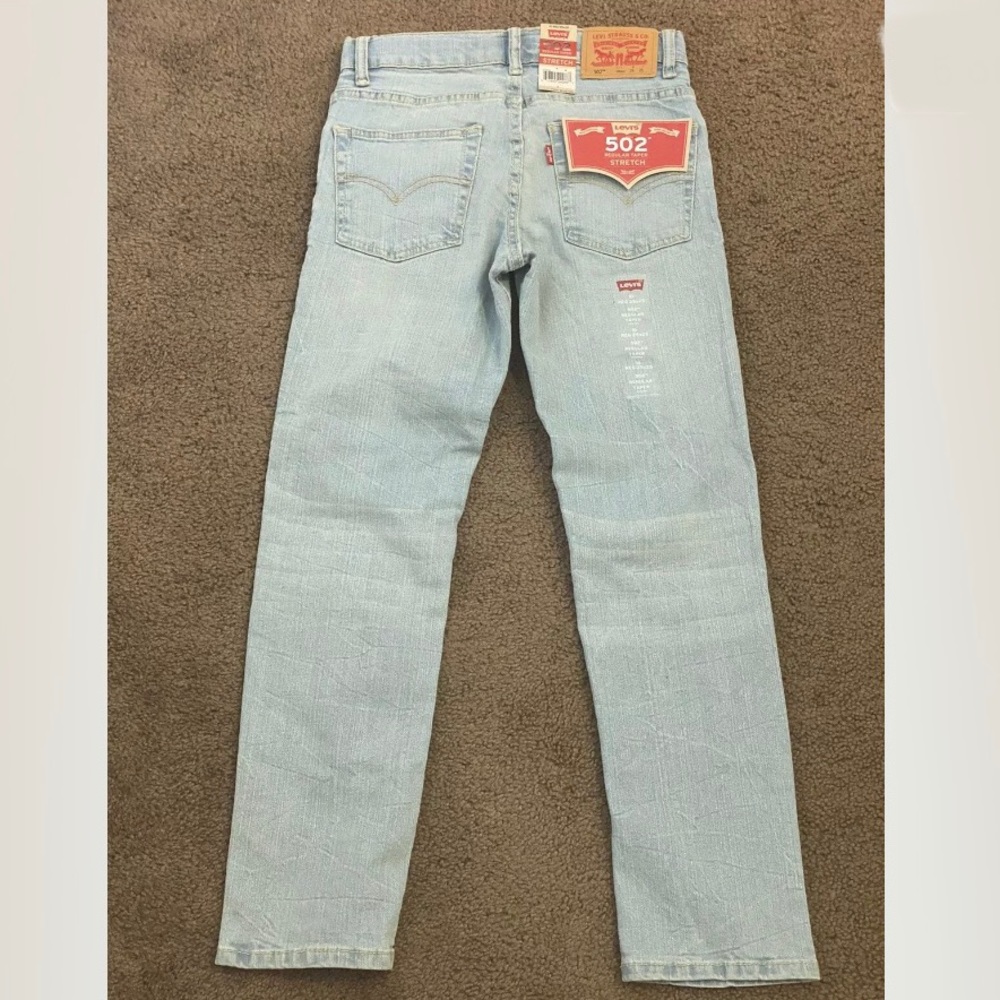 NWT Boys 502 Levis Denim Jeans Size 10